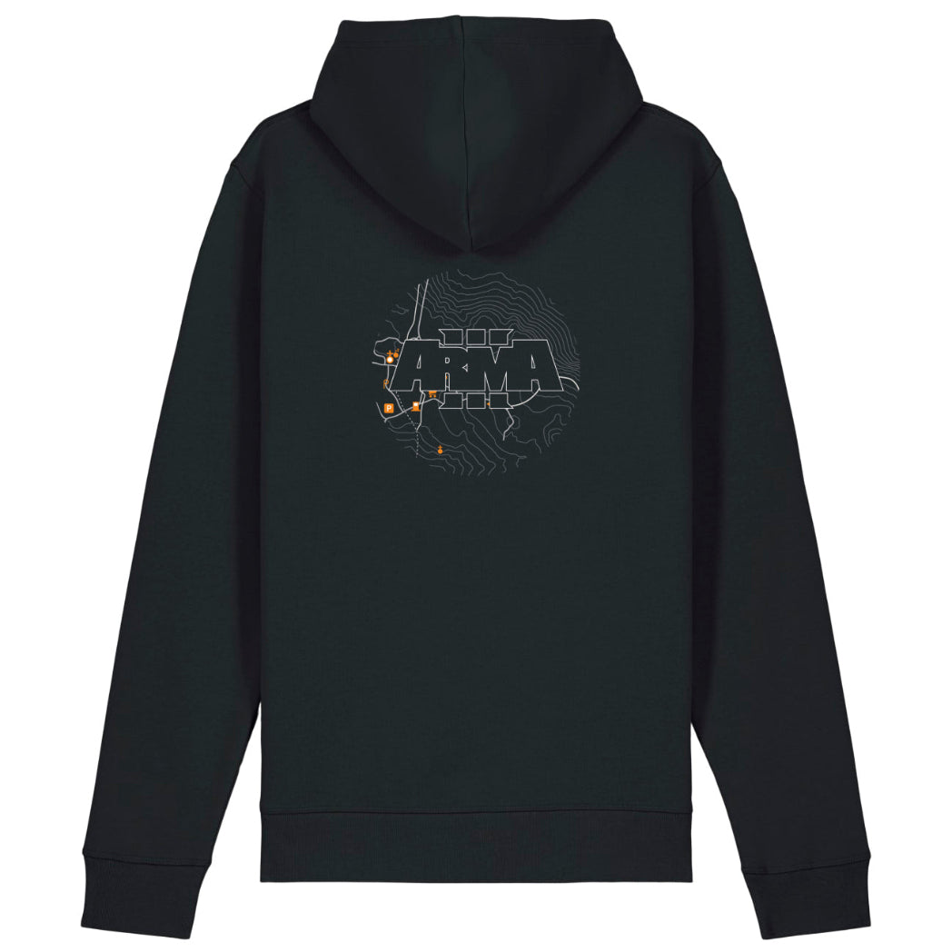 ARMA 3 - MAP STYLE HOODIE | PREMIUM
