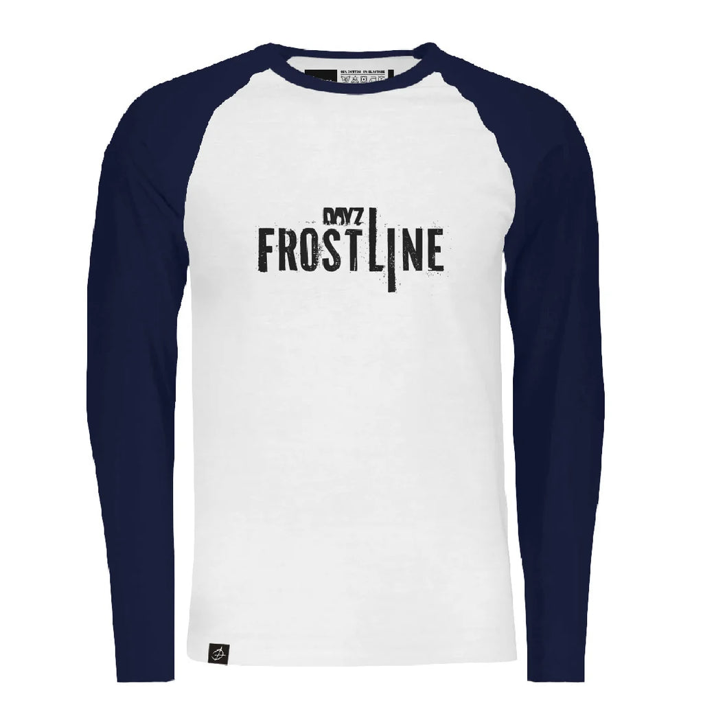 DAYZ FROSTLINE - LONG SLEEVE T-SHIRT | WHITE + NAVY BLUE