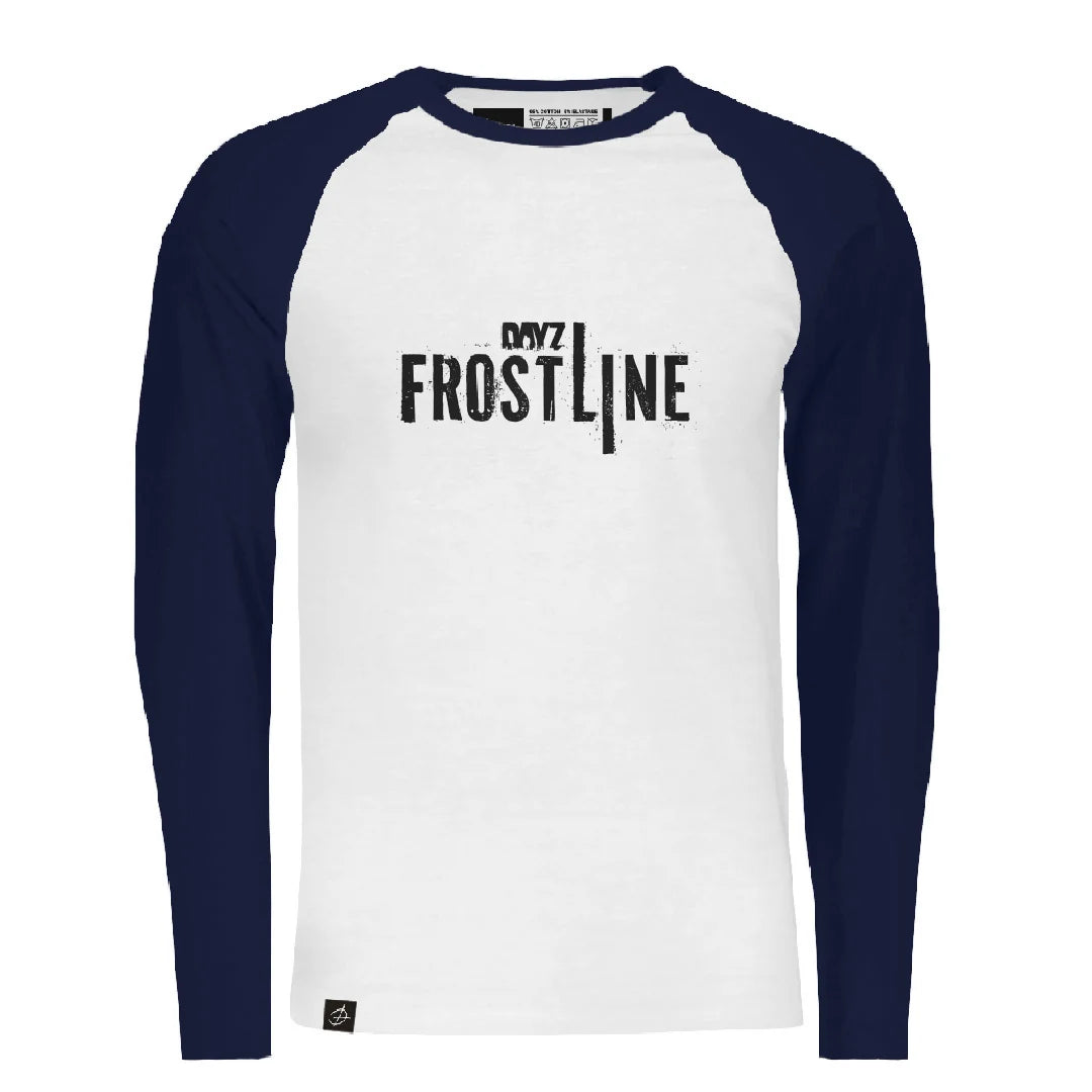 DAYZ FROSTLINE - LONG SLEEVE T-SHIRT | WHITE + NAVY BLUE