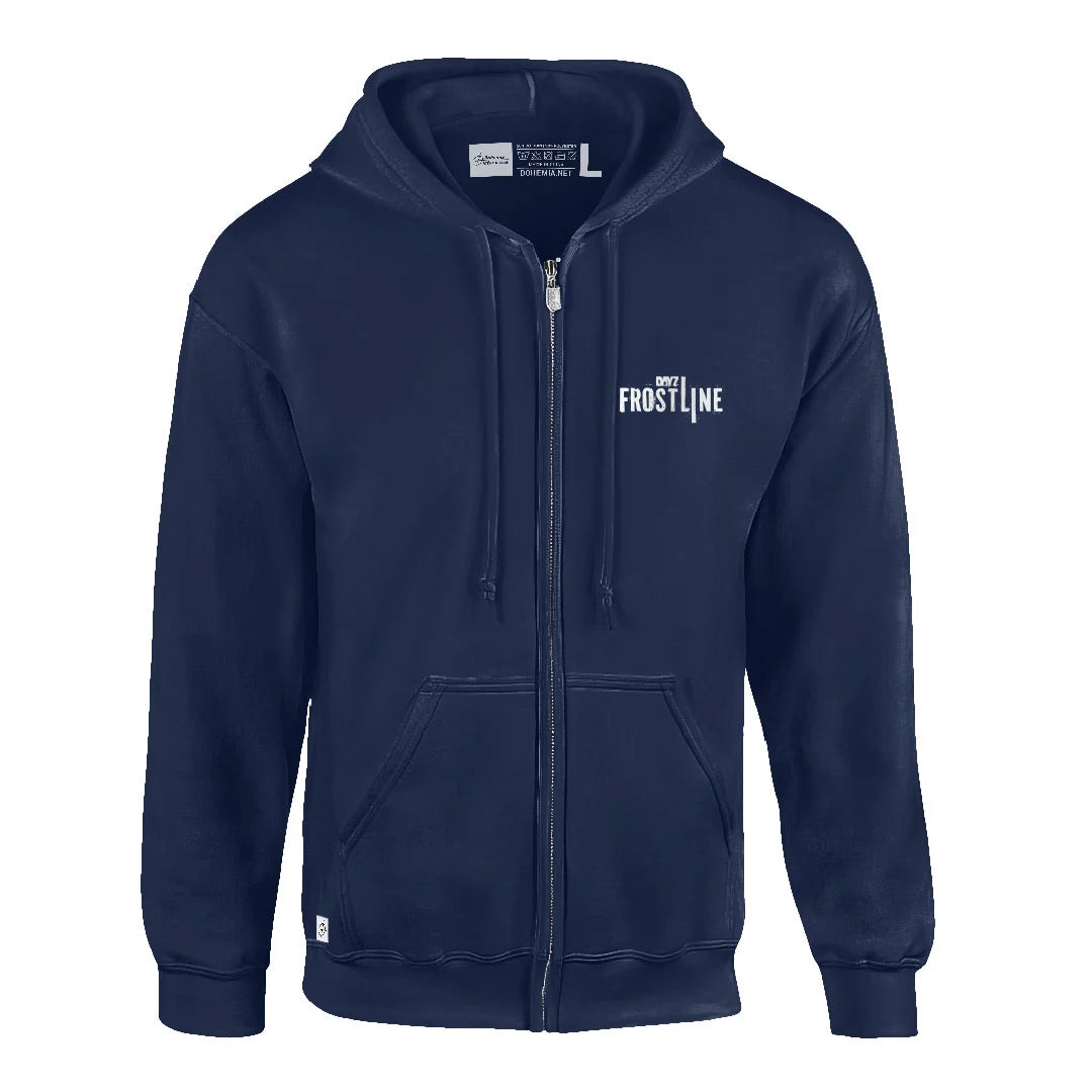 DAYZ FROSTLINE - ZIP UP HOODIE | NAVY BLUE