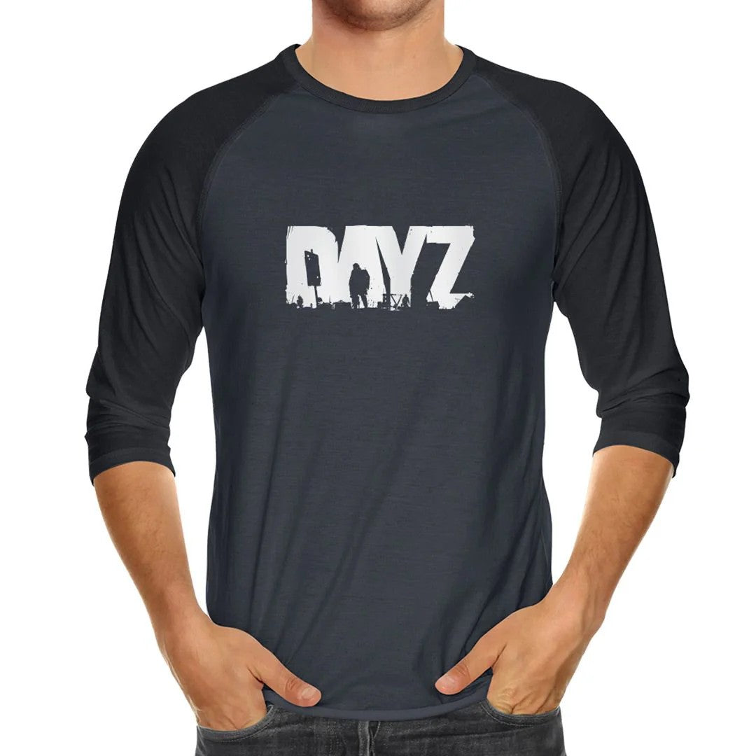 DAYZ - LONG SLEEVE T-SHIRT | GRAY + BLACK