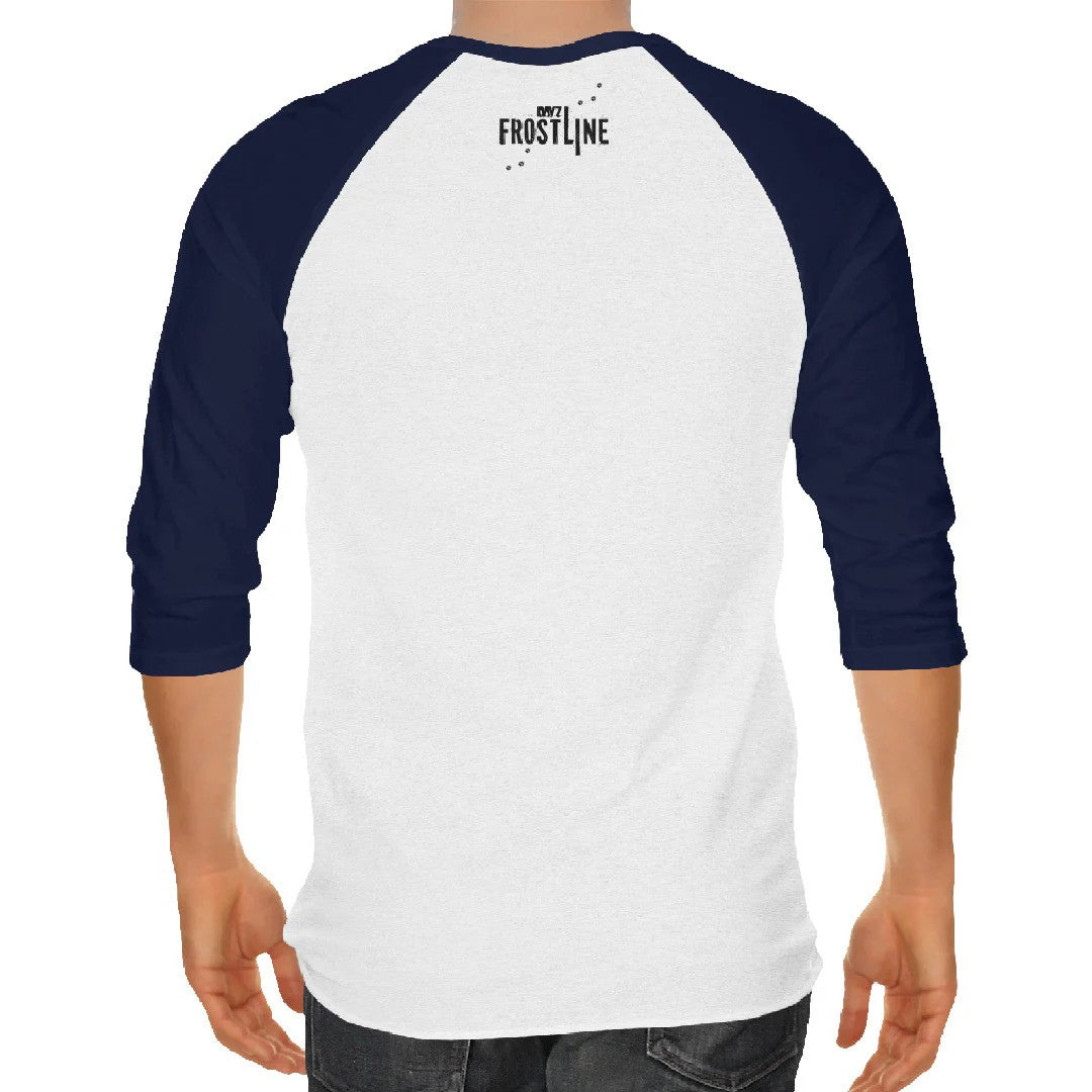 DAYZ FROSTLINE - LONG SLEEVE T-SHIRT | WHITE + NAVY BLUE