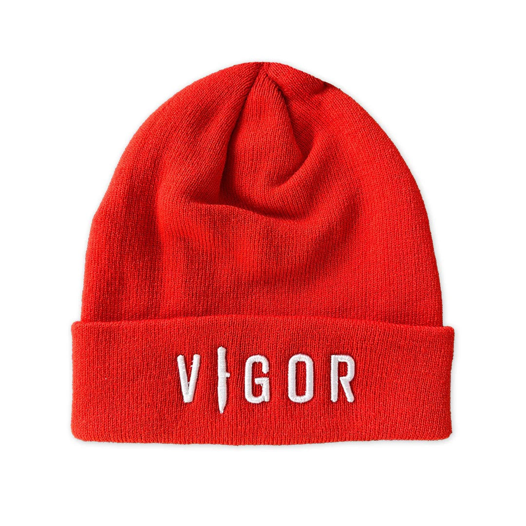 VIGOR - WINTER BEANIE CAP | RED