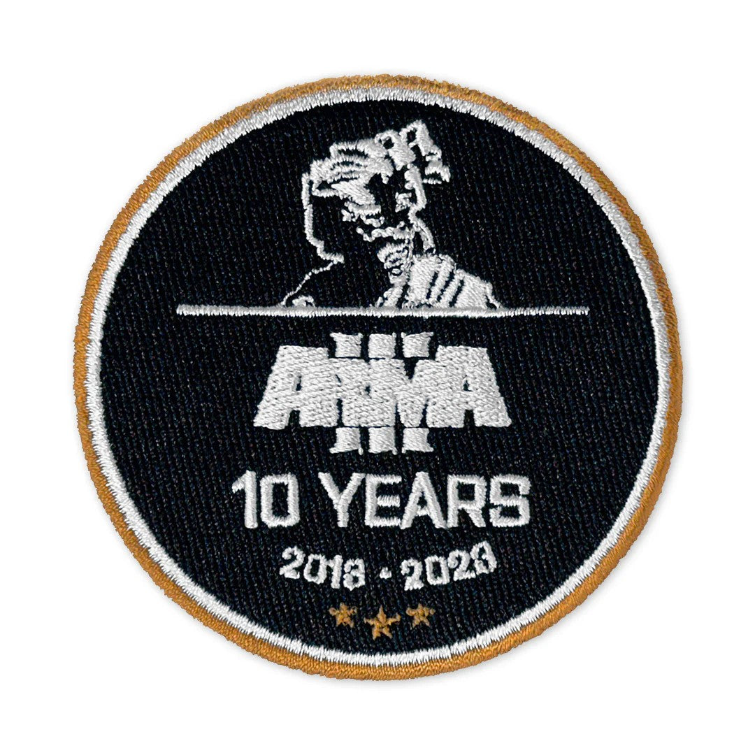 ARMA 3 - 10TH ANNIVERSARY VELCRO PATCH