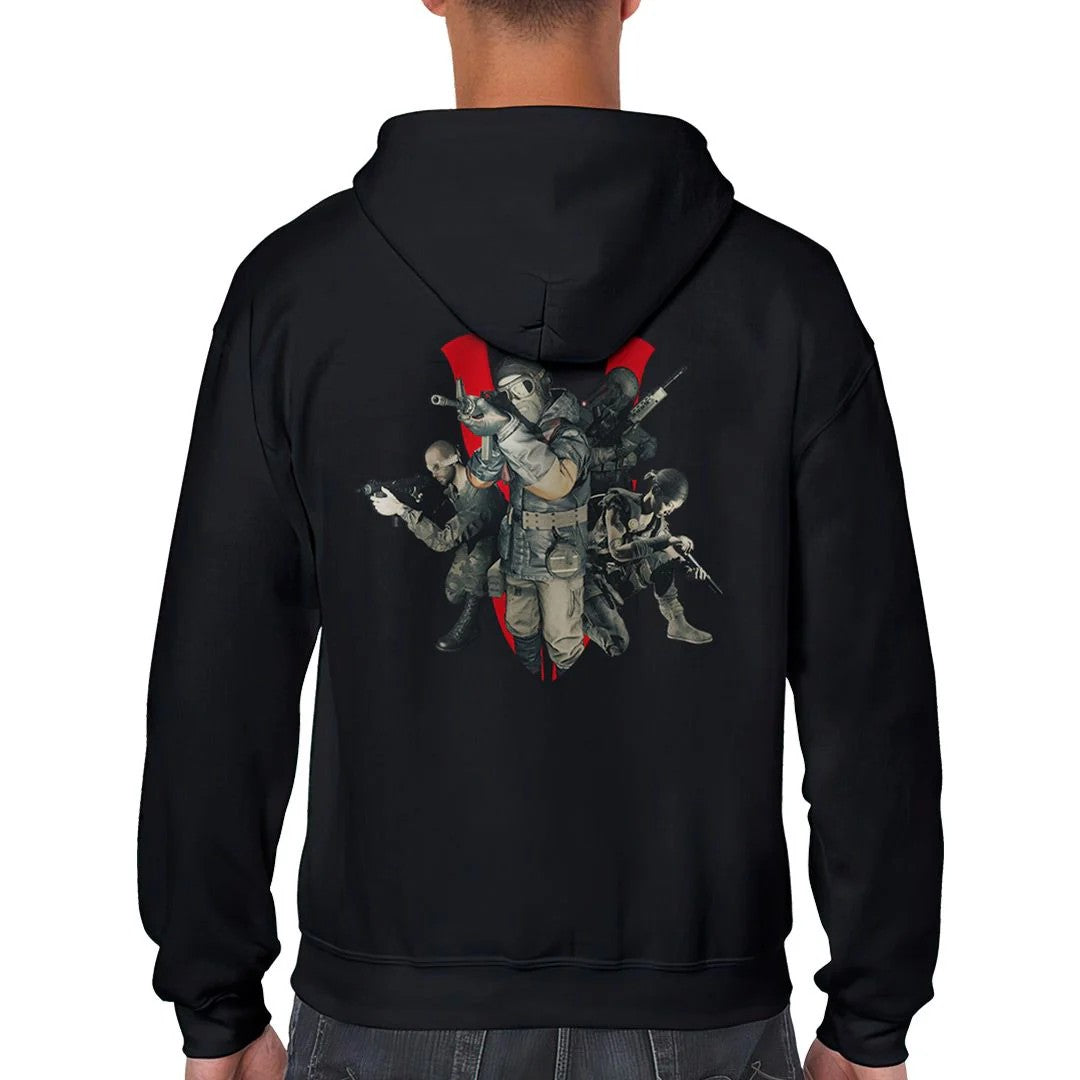 VIGOR - ORIGINAL ZIP-UP HOODIE | BLACK