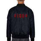 VIGOR - OFFICIAL BOMBER JACKET | BLACK