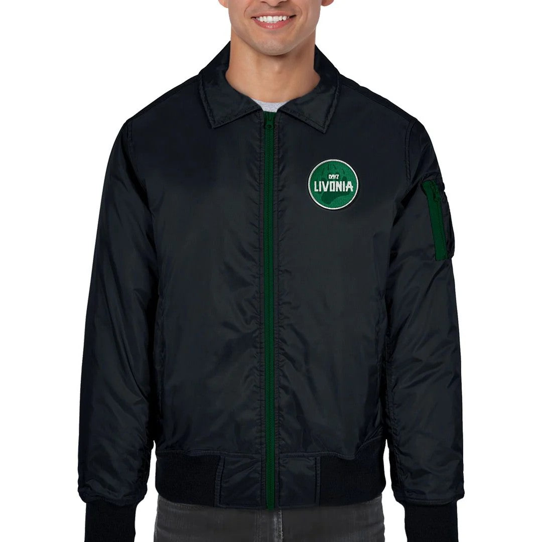 DAYZ - LIVONIA BOMBER JACKET | BLACK / GREEN