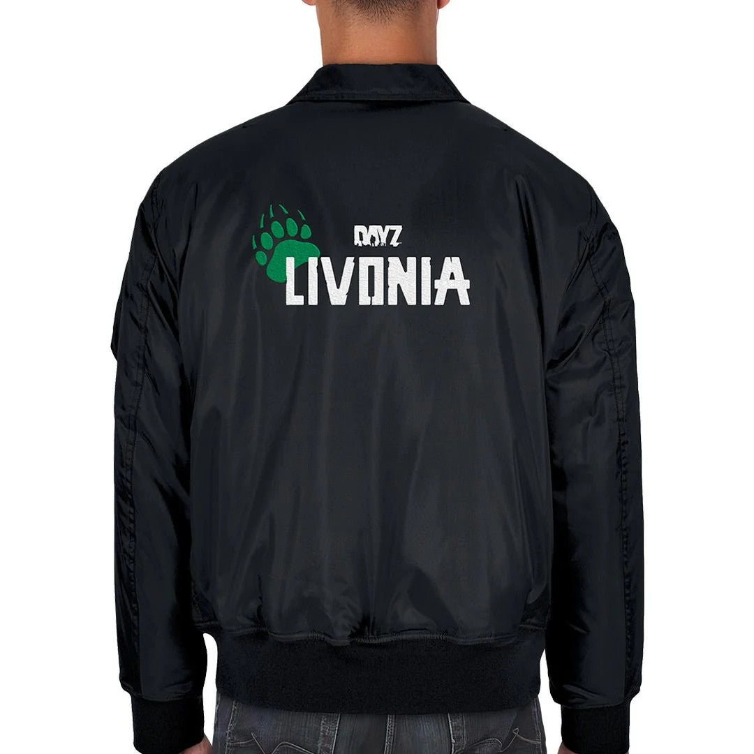 DAYZ - LIVONIA BOMBER JACKET | BLACK / GREEN