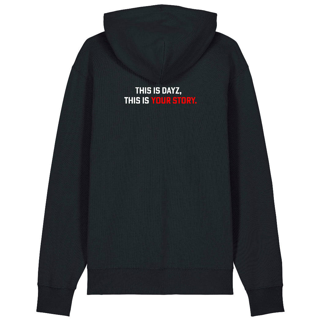 DAYZ CHEST LOGO HOODIE | BLACK