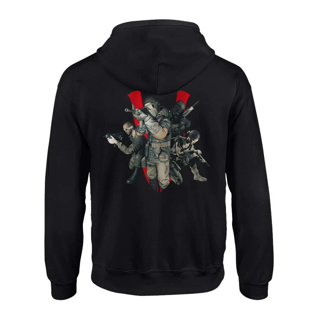 VIGOR - ORIGINAL ZIP-UP HOODIE | BLACK